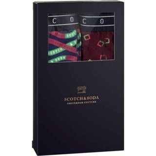 👉 Boxershort roze groen GeenKleur Scotch & Soda Print Roze/Groen (154424 - 0219) 8718859833787