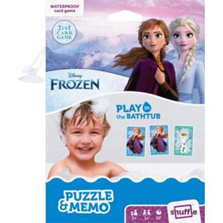 👉 Turkoois karton One Size Color-Meerkleurig Shuffle memory-badspel Frozen waterproof turquoise 24 stuks 5411068841750