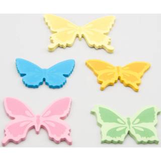 👉 Memoblok papier One Size Color-Meerkleurig Suck UK memoblokken vlinder 3D 5,5 x 7 cm 5 stuks 5060043067441