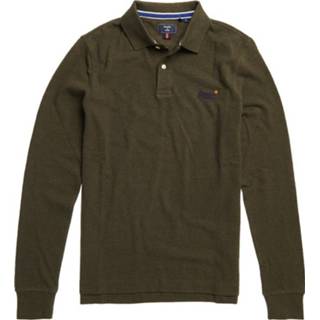 👉 Superdry Longsleeve Polo Classic Pique Khaki (M1110093A - 4EP)