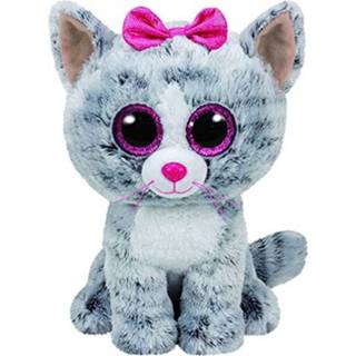 👉 One Size meerkleurig Ty Beanie Boo's Kiki Cat 15cm 8421371907