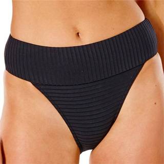 👉 Bikini broekje XL vrouwen zwart beige Rip Curl - Women's Premium Surf High Waist Cheeky Bikinibroekje maat XL, beige/zwart 9354610651161