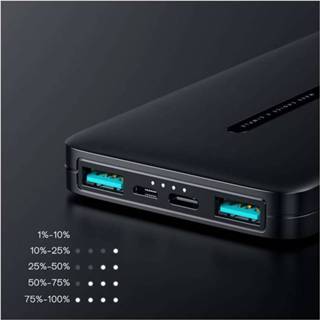 👉 Powerbank zwart Joyroom 10.000mAh - Dual USB 6941237160331