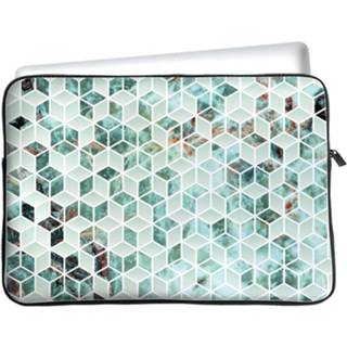 👉 Groen Hexagon Marmer steekhoesje multi-color Lenovo Tab M10 HD Gen 2 Hoes - 8720684071425