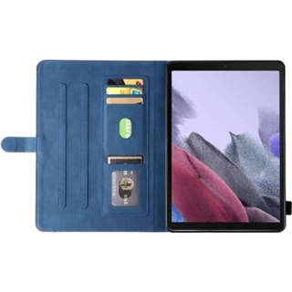 👉 Blauw book Samsung Galaxy Tab A7 Lite Hoes - Duo Color Case 8720684011018