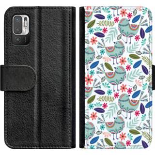 👉 Multi-color book Blue Bird Xiaomi Redmi Note 10 5G Hoesje - Case 8720329990043