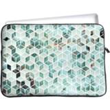 👉 Shirt steekhoesje Groen Hexagon Marmer multi-color Samsung Galaxy Tab A8 Sleeve - 8720684210664