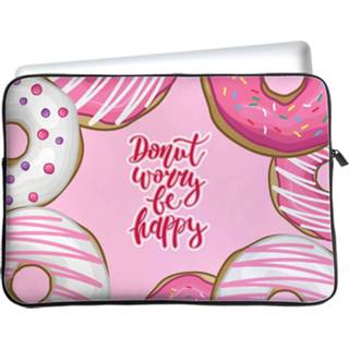 👉 Shirt Donut Worry steekhoesje multi-color Samsung Galaxy Tab A8 Sleeve - 8720684210787