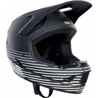 👉 Helm uniseks XL grijs zwart ION - Helmet Scrub Amp Fietshelm maat 60/62, zwart/grijs 9010583031088