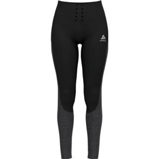 👉 L vrouwen zwart Odlo Tights run easy warm 7613361876936