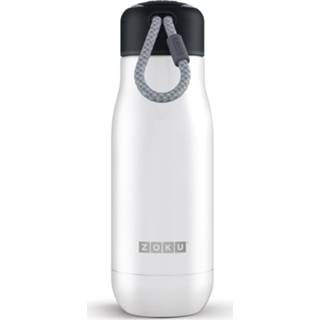 👉 Thermosfles wit RVS One Size Color-Wit Zoku Hydration 350 ml 815706021279