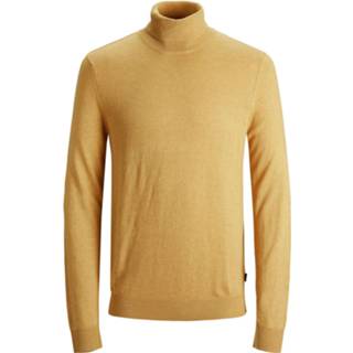 👉 Color-Geel s Jack & Jones Eemil knit roll neck noos spicy mustard/melang 5714909490804