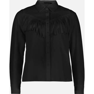 👉 Shirt polyester m vrouwen zwart Vero Moda Vmlysa l/s wvn 5714927175011