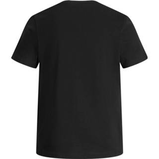 Shirt male zwart jongens mannen bruin JACK & JONES Logo T-shirt Heren Black; Brown 5715105169624