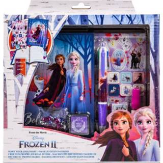 👉 Dagboek One Size meerkleurig Frozen 2 Maak je Eigen 8712916087465