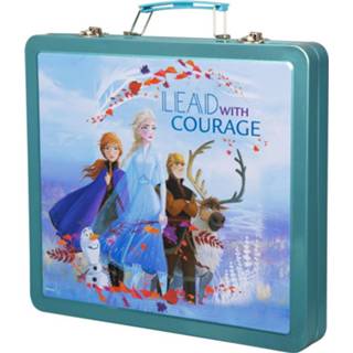 👉 Tin One Size meerkleurig Frozen 2 Kunstenaarskoffer Gevuld 5056219037820