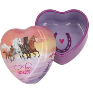 👉 Tandendoosje One Size meerkleurig Miss Melody Love Horses 8719095370654