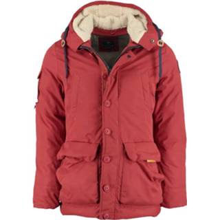 👉 Winterjas rood GeenKleur New Zealand Auckland Parka Kaituna Brick Red (20KN806 - 605) 8719608556605