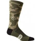 👉 Fiets sokken mannen olijfgroen zwart FOX Racing - 10' Ranger Camo Fietssokken maat L/XL, olijfgroen/zwart 191972625213