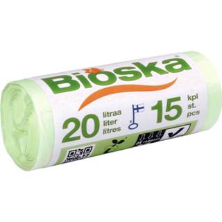 👉 Afvalzak huis Bioska Afvalzakken 20 liter 6414630019976