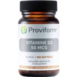 👉 Vitamine gezondheid Proviform D3 50mcg Softgels 8717677120956