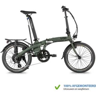 👉 Elektrische vouwfiets donkergroen UGo Dare U.GO Ed7 Forest Green