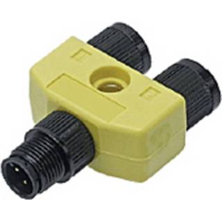 👉 Zwart Molex 1200680137 Micro-Change (M12) Solid Body Splitter, 1 x 5-Pole Male to 2 Females, Black Overmold 2050007095354