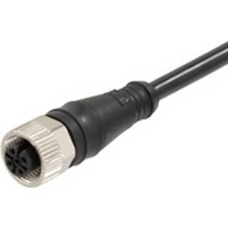 👉 Molex 1200652252 Micro-Change (M12) Single-Ended Cordset with Knurled Hexnut, 4 Poles, Female (Straight) to Pigtail, 22 AW 2050007092476
