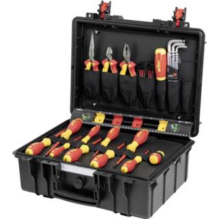 👉 Gereedschapset Wiha 45257 Gereedschapsset Elektricien In koffer, Stofdicht, Waterdicht 39-delig 4010995452575