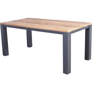 👉 Terrastafel bruin teak rechthoekig SenS-Line Boston tuintafel 180 cm 8718026018887