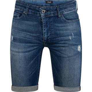 👉 Spijkerbroek jongens Rellix jeans short duux - Used Dark Denim 8718974499608