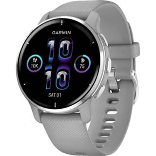 👉 Smartwatch grijs Garmin VENU® 2 PLUS 33 mm Lichtgrijs