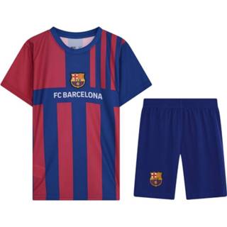 Polyester voetbaltenues barcelona blauw kinderen FC Tenue Thuis Eigen Naam - 2021-2022 Kids