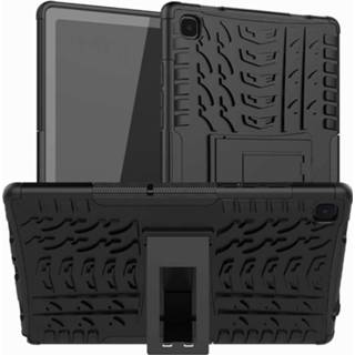 👉 Screenprotector zwart extreem hoesje Samsung Galaxy Tab A7 Hoes - Rugged Stand Met 8720684007615