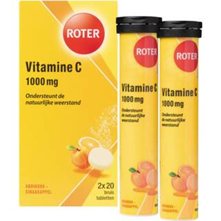 👉 Bruistablet gezondheid Roter Vitamine C 1000mg Bruistabletten 2x20 8713304103514
