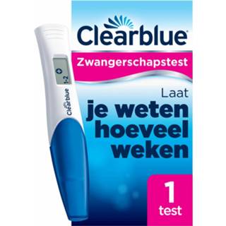 👉 Zwangerschapstest Clearblue - Met Wekenindicator 1 test 5011321672864