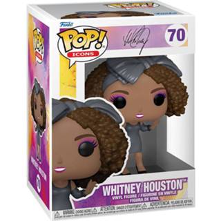 👉 Vinyl multicolor unisex Funko - Whitney Houston Icons! Figuur 70 Pop!