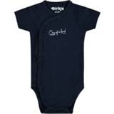 👉 Rompertje biologisch katoen blauw mannen baby Romper 8719975646152