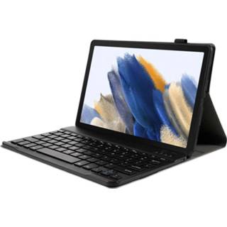 👉 Toetsenbord grijs qwerty Keyboard Case Samsung Galaxy Tab A8 Hoes met - 10.5 inch Vintage 8720684188635