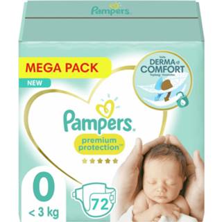 👉 Pamper 0 Pampers - Premium Protection Maat Mega Pack 72 luiers Premature 7436926534573