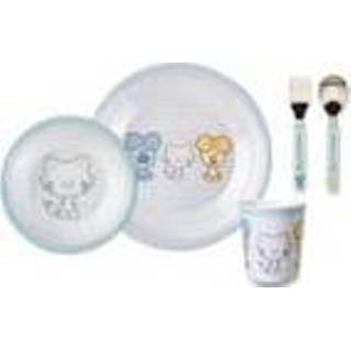 Mannen Light Blue baby's Woezel & Pip baby eetset 5-delig 8716473413026