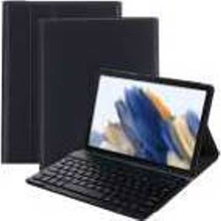 👉 Toetsen bord qwerty Keyboard Case zwart Samsung Galaxy Tab A8 Hoes met Toetsenbord - Slimline 8720684145973