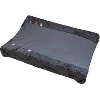 👉 Aankleedkussenhoes grijs stuks Snoozebaby Organisch Storm Grey - 45x70 cm 8719743857339