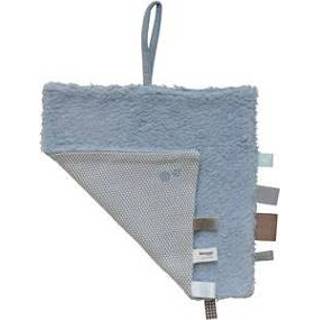 👉 Knuffeldoek blauw stuks Snoozebaby Organisch Knuffeldoekje Fresh Blue - 25x25 cm 8719743857315