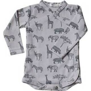 👉 Rompertje grijs stuks Snoozebaby Slaap Organisch Safari Grey - maat 62/68 8719743858312