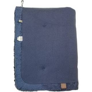 👉 Boxkleed blauw stuks Snoozebaby Box speel/boxkleed Cheerful Playing Blue Nights - 75x95 cm 8719743857506