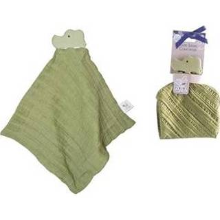 👉 Knuffeldoek groen rubber stuks knuffeldoekjes DAM Tikiri Safari: KNUFFELDOEKJE - KROKODIL met hoofdje in natuurlijk (bijtring) 25x23cm, op kaart, 0+ 4792247006568