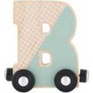👉 Houten unisex multi Prénatal namentrein letter B 8714841922422