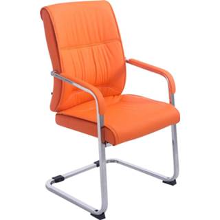 👉 Bezoekersstoel active XL oranje kunstleer Vergader - Punkalaidun Kunstleer, 8720526198891