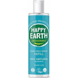 👉 Deodorant limoen Happy Earth Pure spray ceder lime refill 300ml 8719324667357